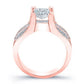 Ilima Diamond Matching Band Only (engagement Ring Not Included) For Ring With Princess Center rosegold