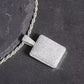 1.75ct TCW Iced Out Dog Tag Diamond Charm Men's Pendant (Pendant Only. Chain Not Included)