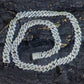 16ct TCW Iced Out Moissanite Cuban Link Chain Necklace