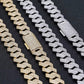 19ct TCW Iced Out Diamond Cuban Chain Necklace (14K Yellow Gold)