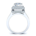 Indigo Princess Diamond Engagement Ring (Lab Grown Igi Cert) whitegold