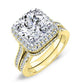 Indigo Round Diamond Bridal Set (Lab Grown Igi Cert) yellowgold