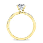 Iris Cushion Diamond Bridal Set (Lab Grown Igi Cert) yellowgold