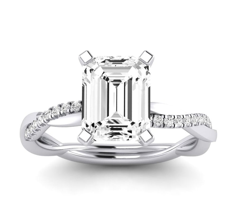 2.00 ct - Iris - GIA Natural Emerald Diamond Engagement Ring
