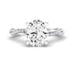 Iris Oval Diamond Bridal Set (Lab Grown Igi Cert) whitegold