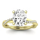 Iris - GIA Natural Oval Diamond Engagement Ring