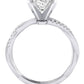 Iris Oval Diamond Engagement Ring (Lab Grown Igi Cert) whitegold