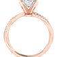 Iris Oval Diamond Engagement Ring (Lab Grown Igi Cert) rosegold