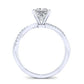 Iris Round Diamond Bridal Set (Lab Grown Igi Cert) whitegold