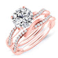 Iris Round Diamond Bridal Set (Lab Grown Igi Cert) rosegold