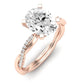 Iris Oval Diamond Bridal Set (Lab Grown Igi Cert) rosegold