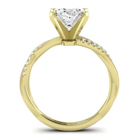 Iris Oval Diamond Bridal Set (Lab Grown Igi Cert) yellowgold