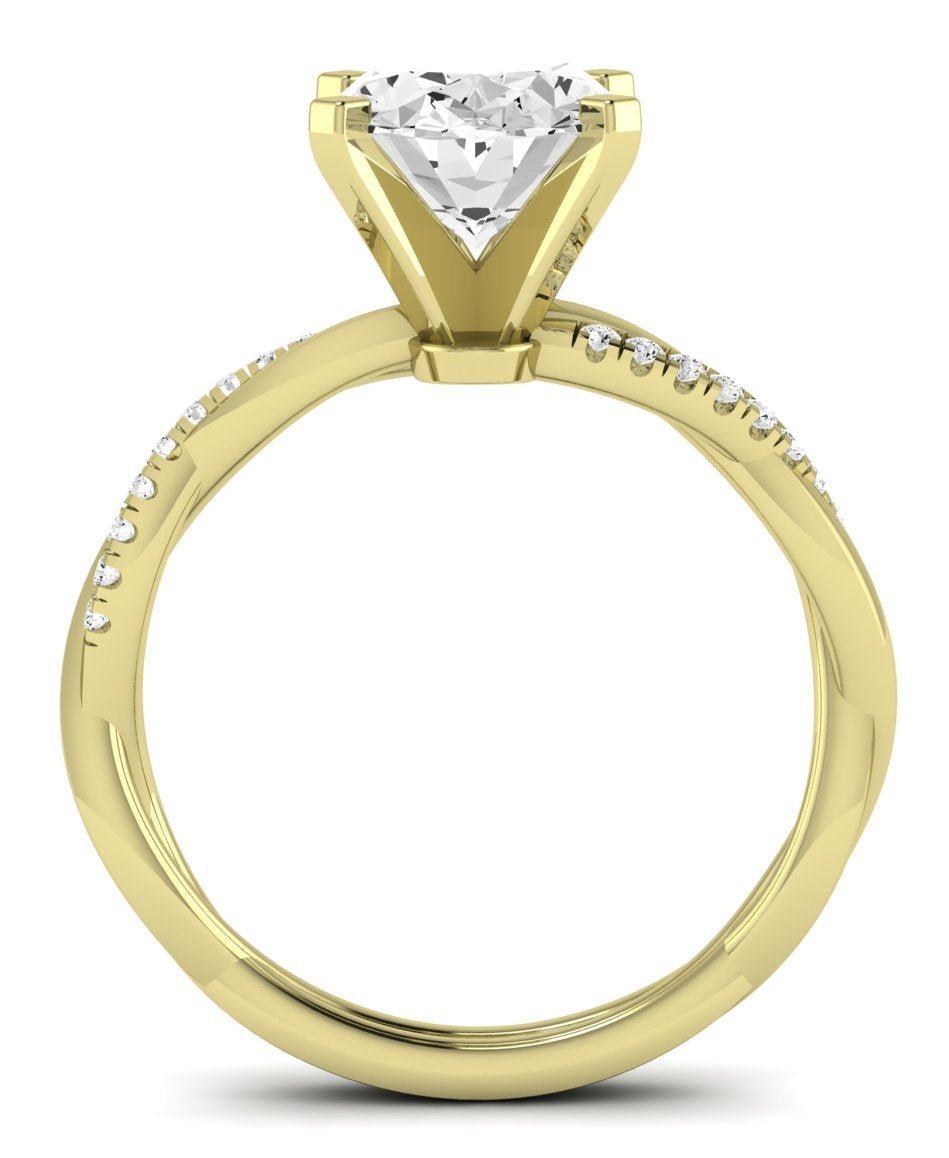 Iris Oval Diamond Engagement Ring (Lab Grown Igi Cert) yellowgold