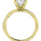 Iris Oval Diamond Engagement Ring (Lab Grown Igi Cert) yellowgold