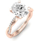 Iris Oval Diamond Engagement Ring (Lab Grown Igi Cert) rosegold