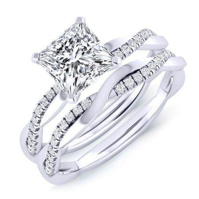 Iris Princess Diamond Bridal Set (Lab Grown Igi Cert) whitegold