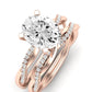 Iris Oval Diamond Bridal Set (Lab Grown Igi Cert) rosegold