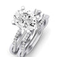 Iris Oval Diamond Bridal Set (Lab Grown Igi Cert) whitegold