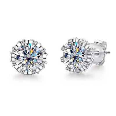 Isla Diamond Earrings (Clarity Enhanced) whitegold