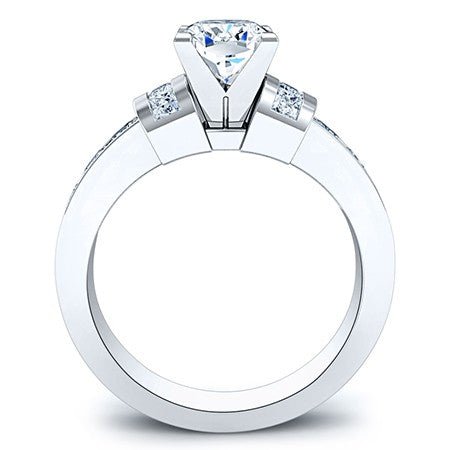 Ivy Cushion Diamond Bridal Set (Lab Grown Igi Cert) whitegold