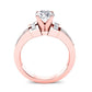 Ivy Cushion Diamond Bridal Set (Lab Grown Igi Cert) rosegold