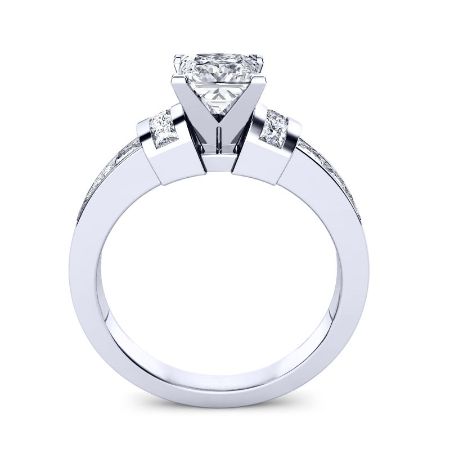 Ivy Round Diamond Bridal Set (Lab Grown Igi Cert) whitegold