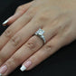 Ivy Princess Diamond Engagement Ring (Lab Grown Igi Cert) whitegold