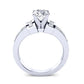 Ivy Princess Diamond Engagement Ring (Lab Grown Igi Cert) whitegold