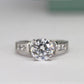 Ivy Round Diamond Engagement Ring (Lab Grown Igi Cert) whitegold