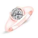 Jasmine Cushion Moissanite Bridal Set rosegold