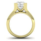 Jasmine Diamond Matching Band Only (does Not Include Engagement Ring) For Ring With Princess Center yellowgold