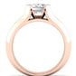 Jasmine Emerald Diamond Engagement Ring (Lab Grown Igi Cert) rosegold