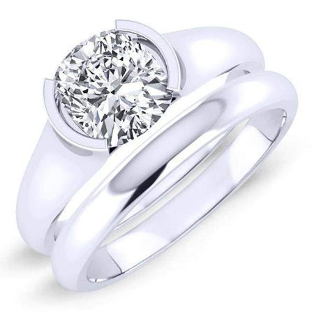 3.00 ct - Jasmine - GIA Natural Cushion Diamond Bridal Set
