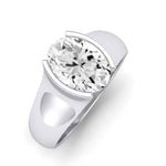 Jasmine Oval Diamond Bridal Set (Lab Grown Igi Cert) whitegold