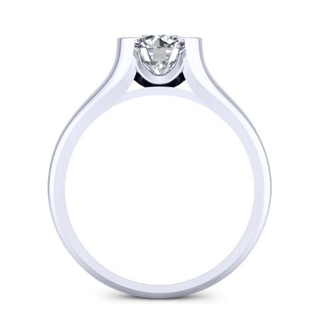 Jasmine Round Diamond Engagement Ring (Lab Grown Igi Cert) whitegold