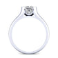 Jasmine Princess Diamond Engagement Ring (Lab Grown Igi Cert) whitegold