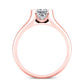 Jasmine Princess Diamond Engagement Ring (Lab Grown Igi Cert) rosegold