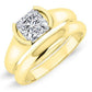 Jasmine Princess Moissanite Bridal Set yellowgold