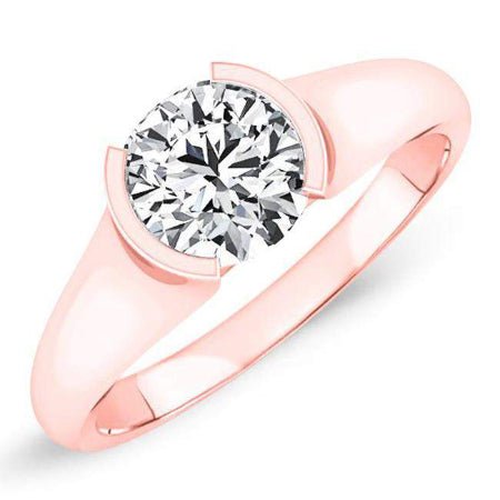 Jasmine Round Diamond Engagement Ring (Lab Grown Igi Cert) rosegold