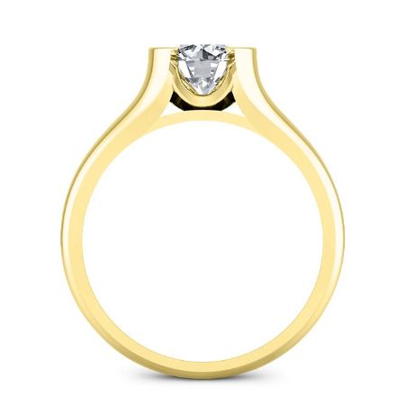 Jasmine Round Diamond Engagement Ring (Lab Grown Igi Cert) yellowgold