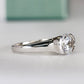 Jasmine Round Diamond Engagement Ring (Lab Grown Igi Cert) whitegold