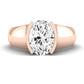 Jasmine Oval Diamond Engagement Ring (Lab Grown Igi Cert) rosegold