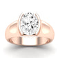 Jasmine Oval Diamond Engagement Ring (Lab Grown Igi Cert) rosegold