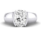 Jasmine Oval Diamond Engagement Ring (Lab Grown Igi Cert) whitegold