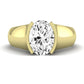 Jasmine Oval Diamond Engagement Ring (Lab Grown Igi Cert) yellowgold