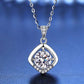 Jaya Moissanite Necklace whitegold