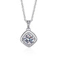 Jaya Moissanite Necklace whitegold