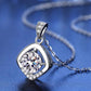 Jaya Moissanite Necklace whitegold