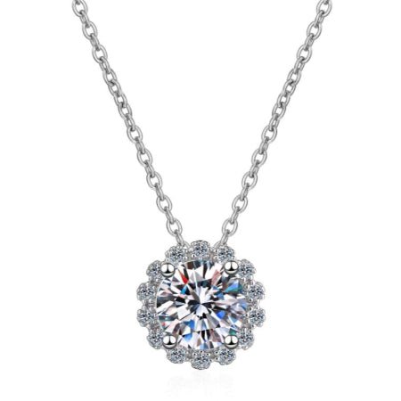 Jaydie Moissanite Necklace whitegold