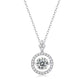 Jaylee Moissanite Necklace whitegold